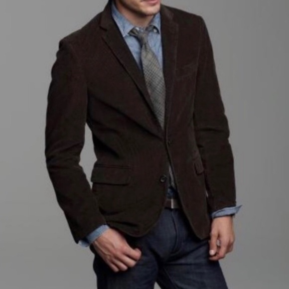 J CREW Men’s Brown Corduroy Sportcoat Size Large - Picture 1 of 10